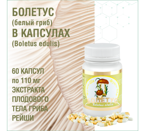 БОЛЕТУС, 60 капсул