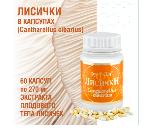 ЛИСИЧКИ, 60 КАПСУЛ