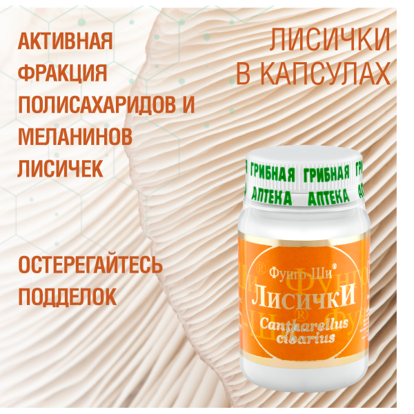 ЛИСИЧКИ, 60 КАПСУЛ