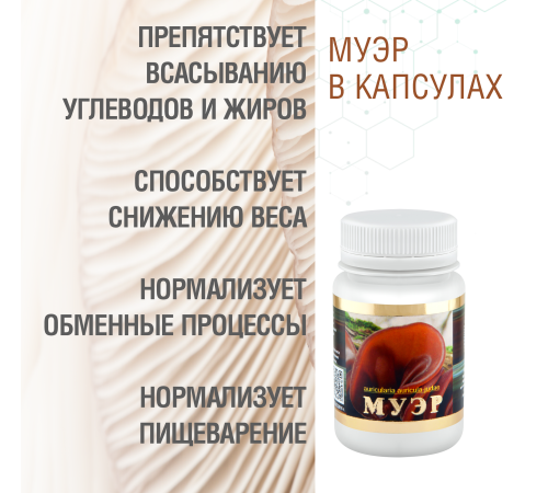 МУЭР, 60 КАПСУЛ