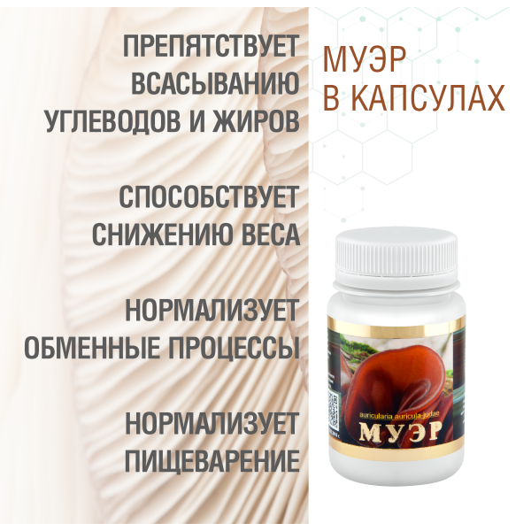 МУЭР, 60 КАПСУЛ