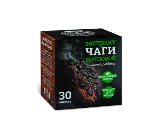 ЧАГА БЕРЕЗОВАЯ ВОДОРАСТВОРИМАЯ ЭКСТРАКТ, 30 САШЕ ПО 1 ГР