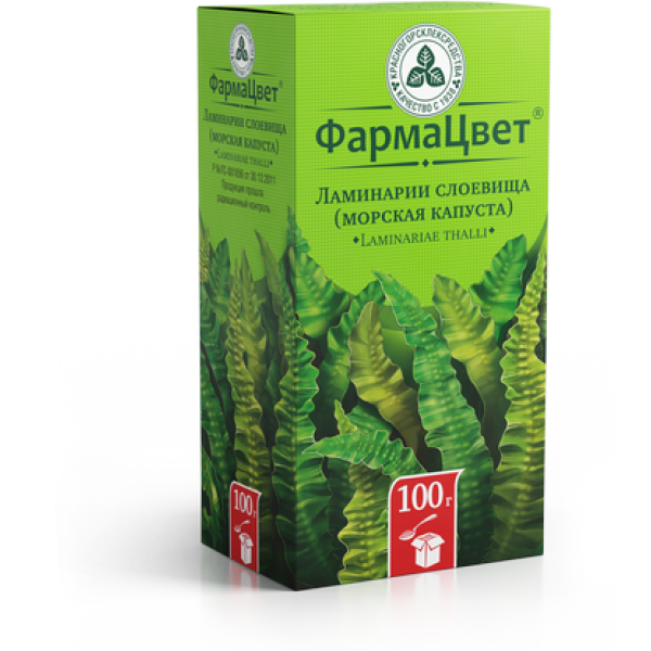 ЛАМИНАРИИ СЛОЕВИЩА (морская капуста)